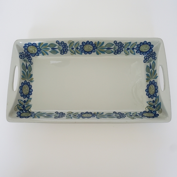 Figgjo Flint Turi Gramstad Oliver Viking Pattern Handled Baking Serving Dish - Picture 3 of 9